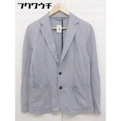 ◇ COMME CA MEN コムサメン 薄手 テーラード ジャケット サイズM グレー系 メンズ  【中古】 【1106100008362】