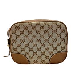 【GUCCI/グッチ】387360 ブリー ショルダーバッグ GGキャンバス ベージュ/ブラウン レディース 【中古】【真子質店】【BL】