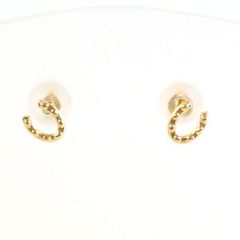 K10YG　ピアス　pierced earrings　総重量約0.2g