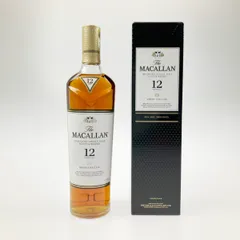 ▽▽The MACALLAN マッカラン シェリーオークカスク 12年 スコッチウイスキー 700ml 箱付き 未開栓