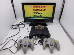 【美品】【すぐに遊べるセット】NINTENDO64 本体 コントローラー2個付き NUS-001