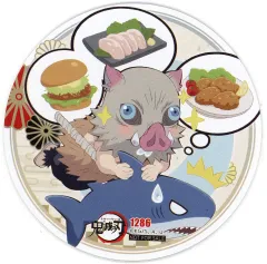 【中古】コースター 嘴平伊之助 ご当地イラストコースター 「鬼滅の刃 全集中展 刀鍛冶の里編・柱稽古編」 開催記念ドリンク注文特典 ufotable cafe TO GO限定