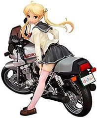 [중고] 바쿠온!! 스즈노기 린&GSX400S 카타나 1/10 스케일 ABS&PVC제 도장이 끝난 완성품 피규어