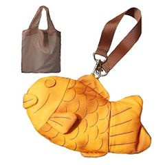 MOTTE-CO たい焼き　[かわいい エコバッグ マスコット キーホルダー ぬいぐるみ バッグ 携帯 カバン 折りたたみ ショッピングバッグ コンパクト おしゃれ 学生 主婦 ギャル]【B-3590_831294】MM+