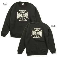 ムーンアイズ MOON Equipped Iron Cross スウェットシャツ ブラック MOONEYES 正規品