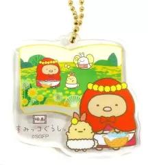 【中古】キーホルダー・マスコット(キャラクター) とんかつ＆えびふらいのしっぽ 「映画 すみっコぐらし とびだす絵本とひみつのコ コレクションアクリルキーホルダー」 劇場グッズ