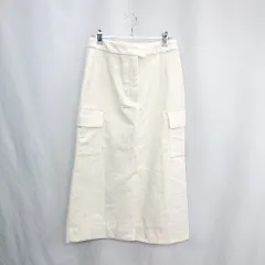 ◇ ⊇◎●未使用● AMERICAN HOLIC アメリカン ホリック ロング タイト スカート サイズL アイボリー レディース E  【1502060014410】