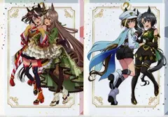 【中古】クリアファイル 集合/勝負服 A4クリアファイルセット(2枚組) 「一番くじ TVアニメ『ウマ娘 プリティーダービー Season 3』」 G賞