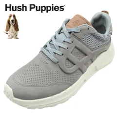 Hush Puppies ハッシュパピー メンズ レザー スニーカー ウォーキングシューズ  HPM10762 10764 紐靴 本革 SEVENTY8 LTHR RUNNER　LIGHT STONE NUBUCKのサムネイル