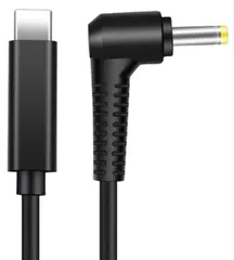 1.5m(18.5v-20v)PD充電 充電ケーブル 65W タイプc (4.0×1.7mm Type-C HP/エイスース/レノボ)