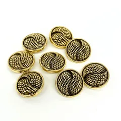 【特価】手芸　金 ゴールド　約23mm　8個まとめ売り※