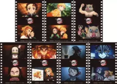 【中古】キャラカード [単品] L版ブロマイド7枚セット 「Blu-ray/DVD 劇場版 鬼滅の刃 無限列車編 完全生産限定版」 アニメイト早期予約特典