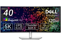 【2025最新・早い者勝ち】美品 U4025QW-A 5K2K曲面 Dellデジタル ハイエンド シリーズ40インチ曲面Thunderbolt™ハブ