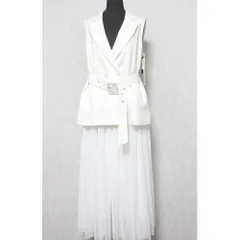 未使用級✨ダイアグラム 24年モデル テーラーチュールワンピース