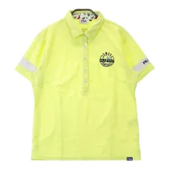 サイズ：LL FILA GOLF フィラゴルフ  半袖ポロシャツ 総柄 グリーン系 [240101276154]# ゴルフウェア レディース ストスト