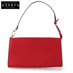 ルイ・ヴィトン ポシェットアクセソワール エピ カスティリアンレッド LOUIS VUITTON - ルイ ヴィトン エピ ポシェット アクセソワール