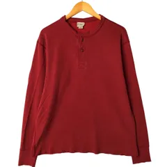 古着 90~00年代 エルエルビーン L.L.Bean ヘンリーネック サーマルロングTシャツ カナダ製 メンズL相当 ヴィンテージ/eaa585014