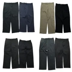 古着卸 まとめ売り ディッキーズ Dickies 874 ワーク パンツ 8枚セット (メンズ 38 /40 /41 ) ノープリーツ センタークリース 古着 NB9784