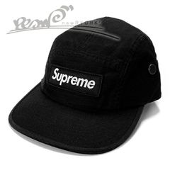 送料無料 メンズ キャップ ブラック Supreme シュプリーム