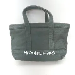 ◇ Θ MICHAEL KORS マイケルコースコース キャンバスミニトート トートバック ブラック系 レディース E  【1502030041507】