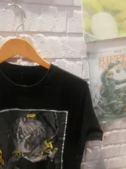 古着 M  Tシャツ プリント プリントTシャツ アニメT 僕のヒーローアカデミア 黒 ブラック