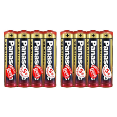 パナソニック 単4形8本セット（4本パック×2個） アルカリ乾電池 LR03XJ/4SE
