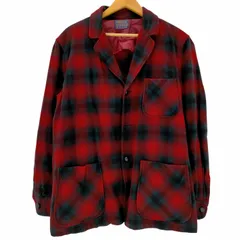ペンドルトン PENDLETON 60s オンブレチェック クルミボタン ウール 3Bテーラードジャケット メンズ import：M のサムネイル