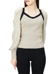 【色: BEG】[スナイデル] スリーブシアーニットプルオーバー SWNT225