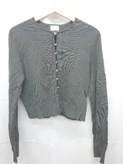 ◇ Θ green label relaxing UNITED ARROWS 長袖 カーディガン 表記なし チャコールグレー系 レディース E  【1507100005953】