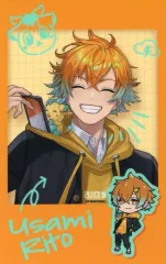 【中古】キャラカード 宇佐美リト(等身＆ミニキャラ) 「バーチャルYouTuber にじさんじ 放課後オリエンス Enjoy School Life! ランダムチェキ風カード」