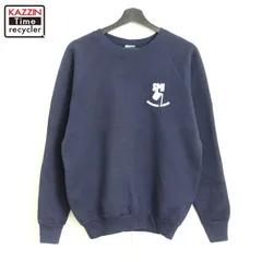 80s USA製 vintage Fruit of the Loom プリント スウェット トレーナー メンズ 表記Mサイズ