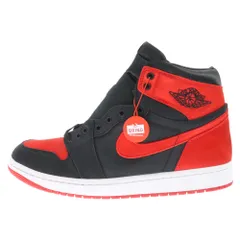 NIKE (ナイキ) WMNS AIR JORDAN1 HI OG SATIN BRED FD4810-061 ウィメンズ エアジョーダン1サテンブレッド ハイカットスニーカー US11.5/28.5cm