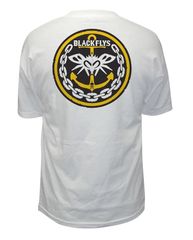 BLACKFLYS USA TEE CAPTAIN FLY ホワイトM