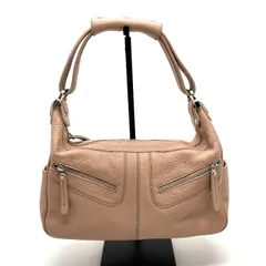 【中古】TODS トッズ ロゴ レザー ワン ショルダー バッグ eY0939A
