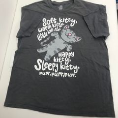 XL　アニマル　猫　プリント　Tシャツ　輸入　古着