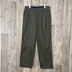 90’s DOCKERS ツータック ワイドチノ チノスラックス チノパン 33