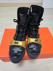 Nike ハイパーKO ボクシングシューズ パッキャオモデル 29㎝ NIKE(ナイキ) ボクシングシューズ ハイパーKO/ブラック×シルバー