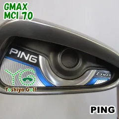 ピンPING GMAXアイアン 6i〜PW mci black 80R