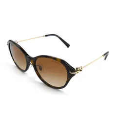 TIFFANY&Co. ティファニー ハードウェアリンク サングラス ハバナ/ゴールド TF4210-D 8015/3B 54□17 140 2N レディース 中古