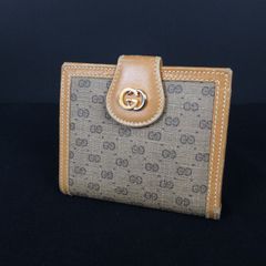 1303 GUCCI オールド グッチ GG 2つ折り財布  レザー ウォレット 小銭入れ 札入れ メンズ レディース エントルピー
