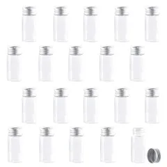 Pstyle. 小瓶 ガラス ボトル 小分け 密閉 保存 容器 20個セット PST-075 (10ml)