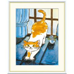 渡辺あきお 心ときめく 猫の絵 インテリア アート - メルカリ
