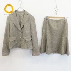 アンテイラー ANN TAYLOR セットアップスカートスーツ チェック 594895i