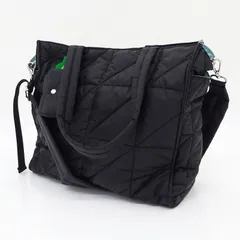 【三重店】niko and ...｜ニコアンド オリジナル2WAYキルトトートバッグ ブラック【121-B180】