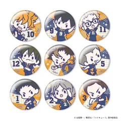 【新品未開封】ハイキュー!! POP UP SHOP in アトレ秋葉原店トレーディング缶バッジ【烏野】　９個入り１BOX　トレーディング　グッズ　コレクション　推し活