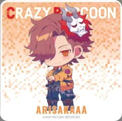 【中古】コースター ありさか(SD) ノベルティコースター 「Crazy Raccoon×GiGO キャンペーン第2弾」 Crazy Raccoon焼き注文特典
