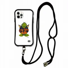 [iPhone14 Pro] iPhone15 i-coronケース スマホショルダー付 アニマル柄 動物 アイフォン 14 Plus 14 Pro 12 11 XR XS ショルダーストラップ 斜め掛け スマホケース サビ猫 猫 ネコ ねこちゃん