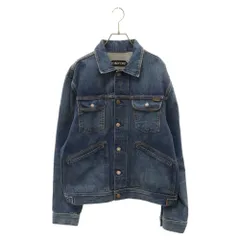 TOM FORD (トムフォード) 20AW ICON DENIM ステッチデザイン アイコン デニムジャケット インディゴ TFD116のサムネイル
