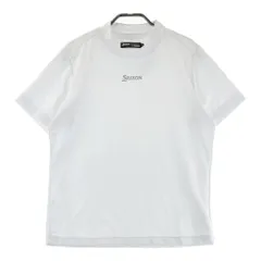 サイズ：M SRIXON スリクソン by DESCENTE モックネック 半袖 Tシャツ  ホワイト系 [240101270378]# ゴルフウェア メンズ ストスト
