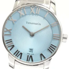 【希少カラー】ティファニーブルー 18Kコーティング × CZダイヤ腕時計 TIFFANY&Co./ティファニー】 68483018 Tスマイル 限定500本